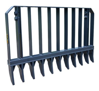 10' root rake (with mounting brackets & pins) - PV493