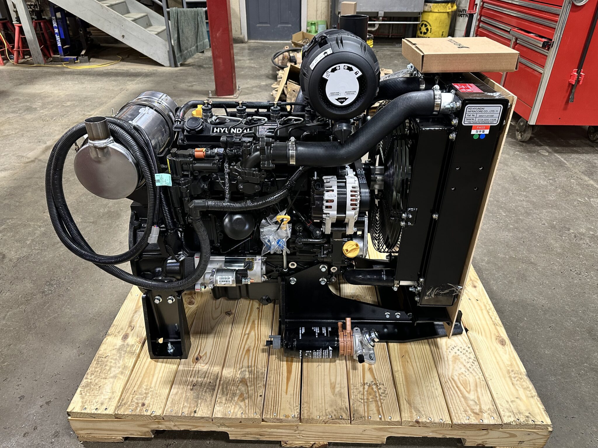New Bobcat D24 74 HP EPA T4 Engine, Doosan DM02 Engine - Totally ...