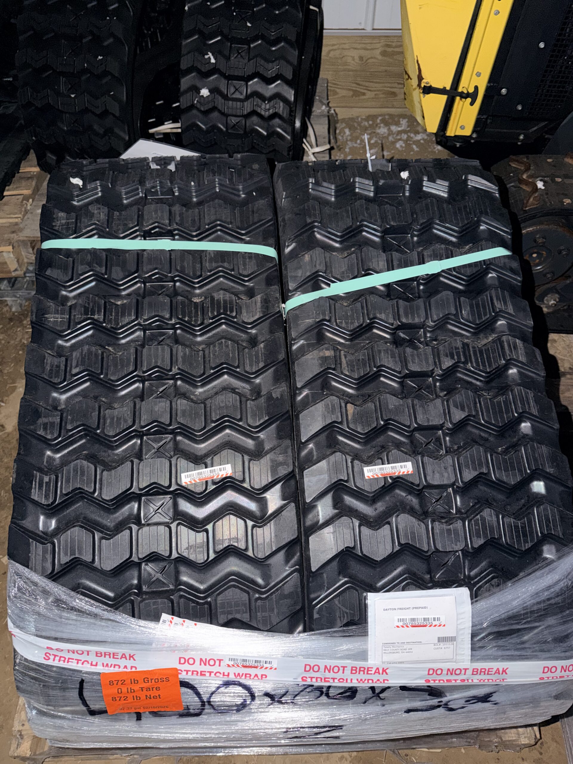 rubber track 400x86x52zz