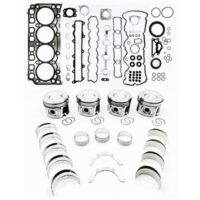 Doosan D24 engine rebuild kit pistons bearings gasket set components